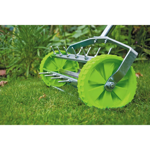 Draper Tools Rolling Lawn Aerator Spiked Drum 450 Mm Green - Thomas 'Cocky' Hunter