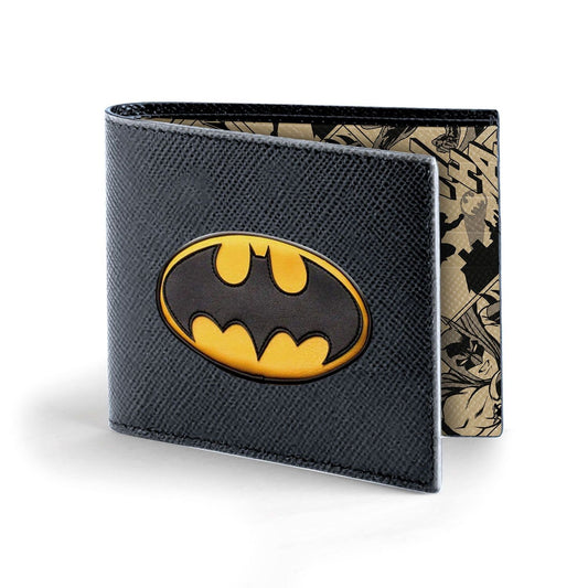 DC Comics Batman Batsignal Men's Wallet, Black