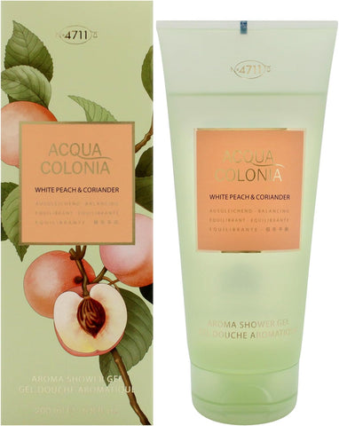 4711 Acqua Colonia Aroma Shower Gel – White Peach & Coriander, 200ml - Thomas 'Cocky' Hunter