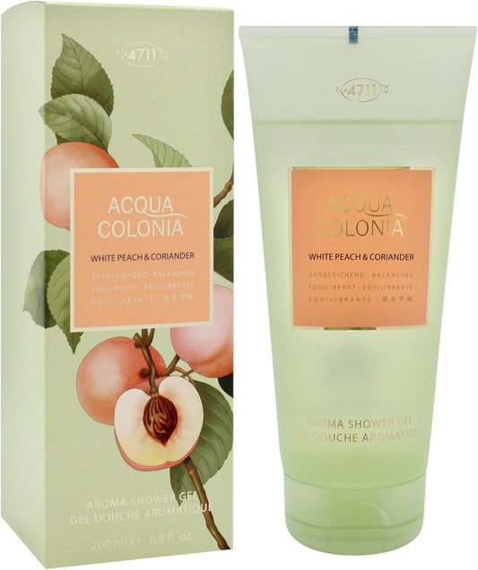 4711 Acqua Colonia Aroma Shower Gel – White Peach & Coriander, 200ml - Thomas 'Cocky' Hunter