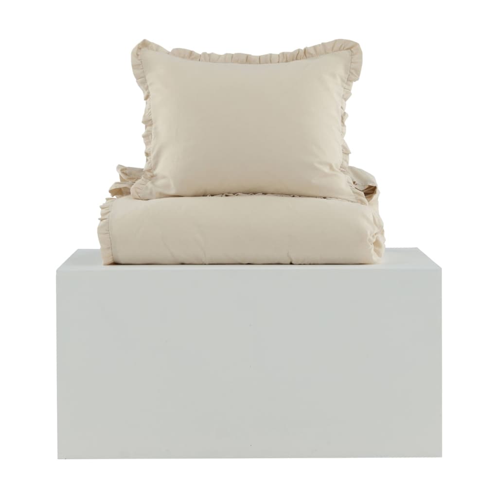 Venture Home Bed Set Lias 200X150 Cm Cotton Beige - Thomas 'Cocky' Hunter