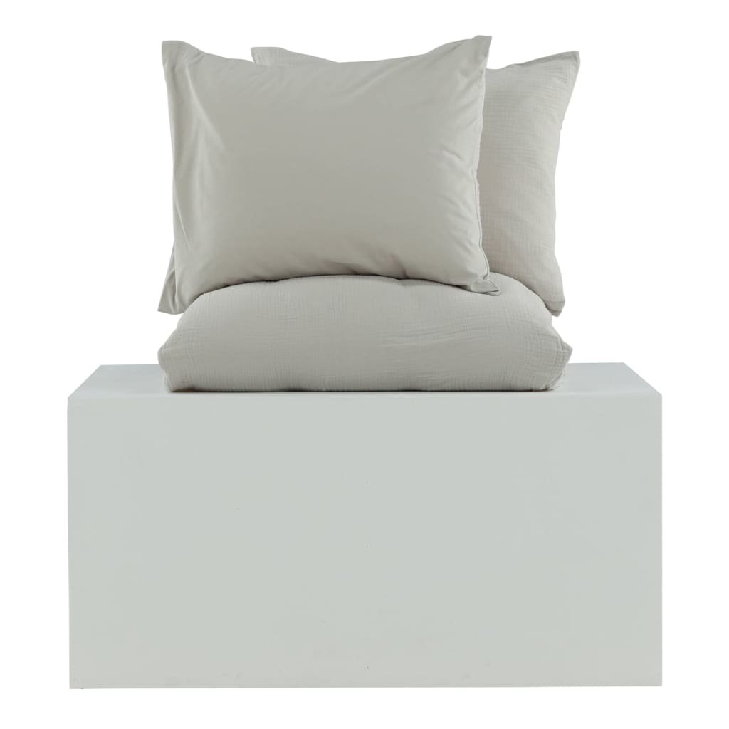 Venture Home Bed Set Mila Cotton Light Grey - Thomas 'Cocky' Hunter