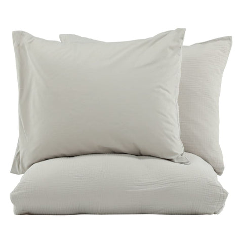 Venture Home Bed Set Mila Cotton Light Grey - Thomas 'Cocky' Hunter