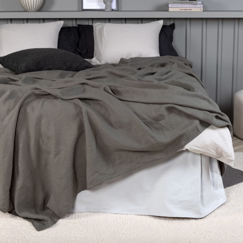 Venture Home Bedspread Milo 260X260 Cm Polyester Grey - Thomas 'Cocky' Hunter