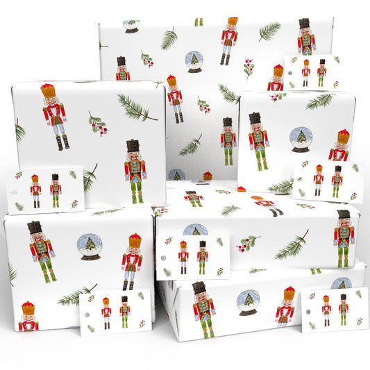 Christmas Tin Soldiers Wrapping Paper • 100% Recycled - 100gsm