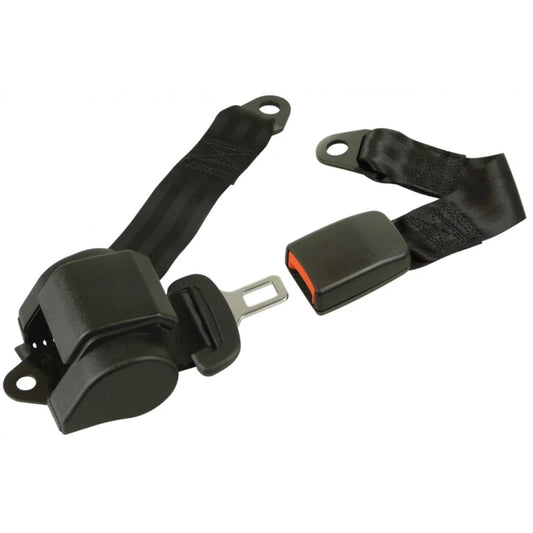 Carpoint 3-Point Safety Belt Automatic Black - Thomas 'Cocky' Hunter