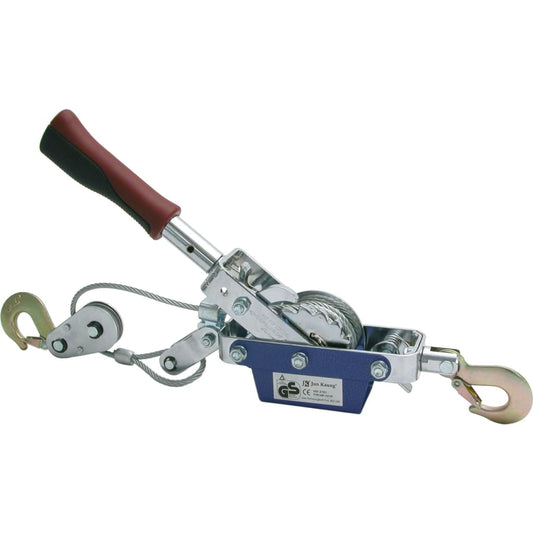 Carpoint Portable Hand Winch With Cable 800 Kg Chrome - Thomas 'Cocky' Hunter