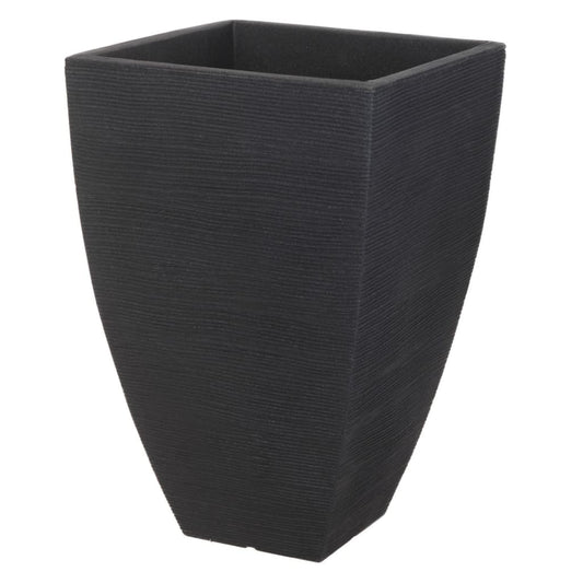 Progarden Flower Pot Ribbed Quadrilateral 43 Cm Anthracite - Thomas 'Cocky' Hunter