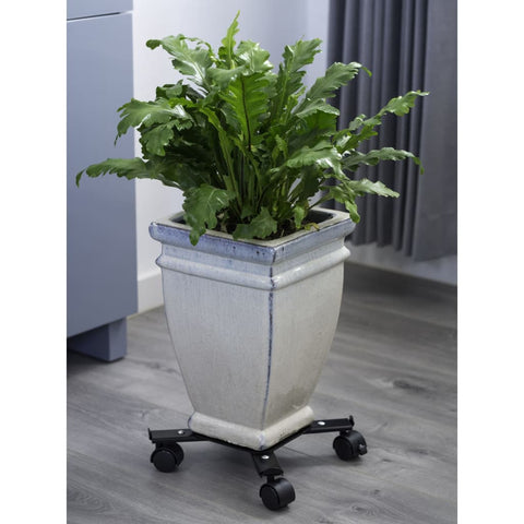 Nature Adjustable Plant Trolley 4-Armed Metal Black - Thomas 'Cocky' Hunter