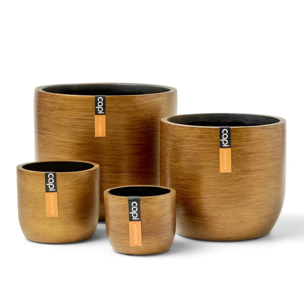 Capi 4 Piece Planter Set Lux Retro Gold - Thomas 'Cocky' Hunter