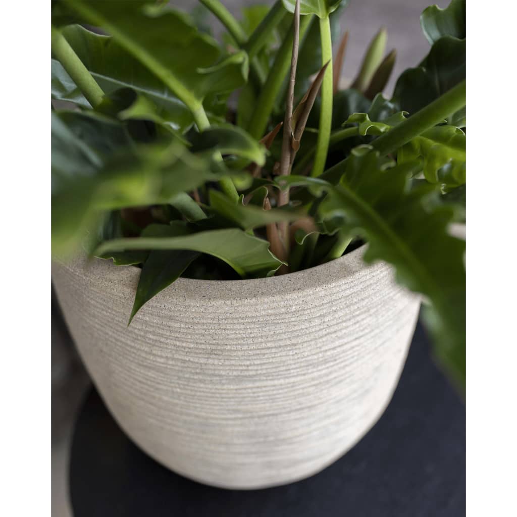 Capi Egg Planter Waste Rib 35X34 Cm Terrazzo Beige - Thomas 'Cocky' Hunter