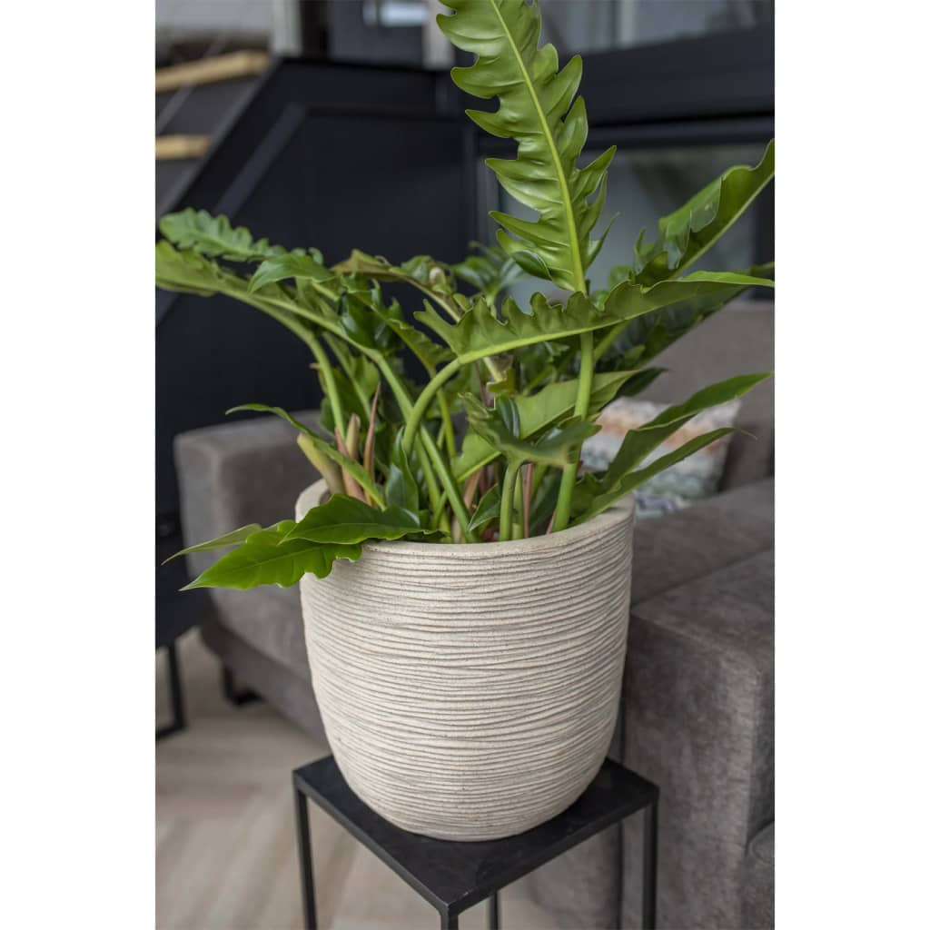 Capi Egg Planter Waste Rib 35X34 Cm Terrazzo Beige - Thomas 'Cocky' Hunter