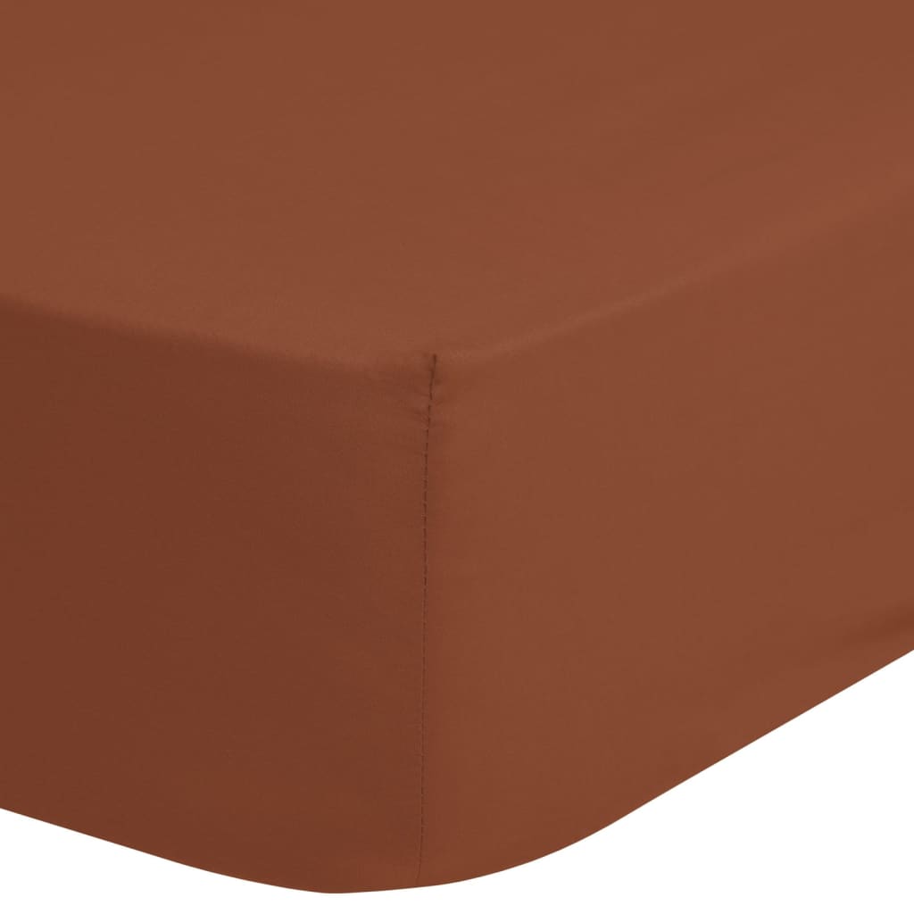 Good Morning Jersey Fitted Sheet 90/ Terracotta - Thomas 'Cocky' Hunter