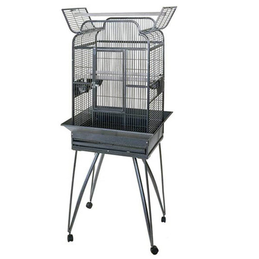 Strong Parrot Cage Villa Andrea Silverstone Grey 68X55X160 Cm 93022 - Thomas 'Cocky' Hunter