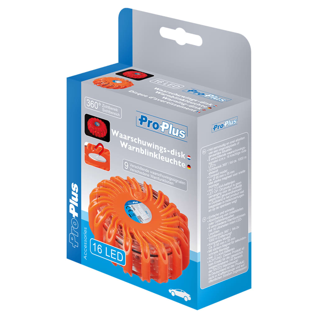 Proplus Warning Disk 16 Leds Orange 540322 - Thomas 'Cocky' Hunter