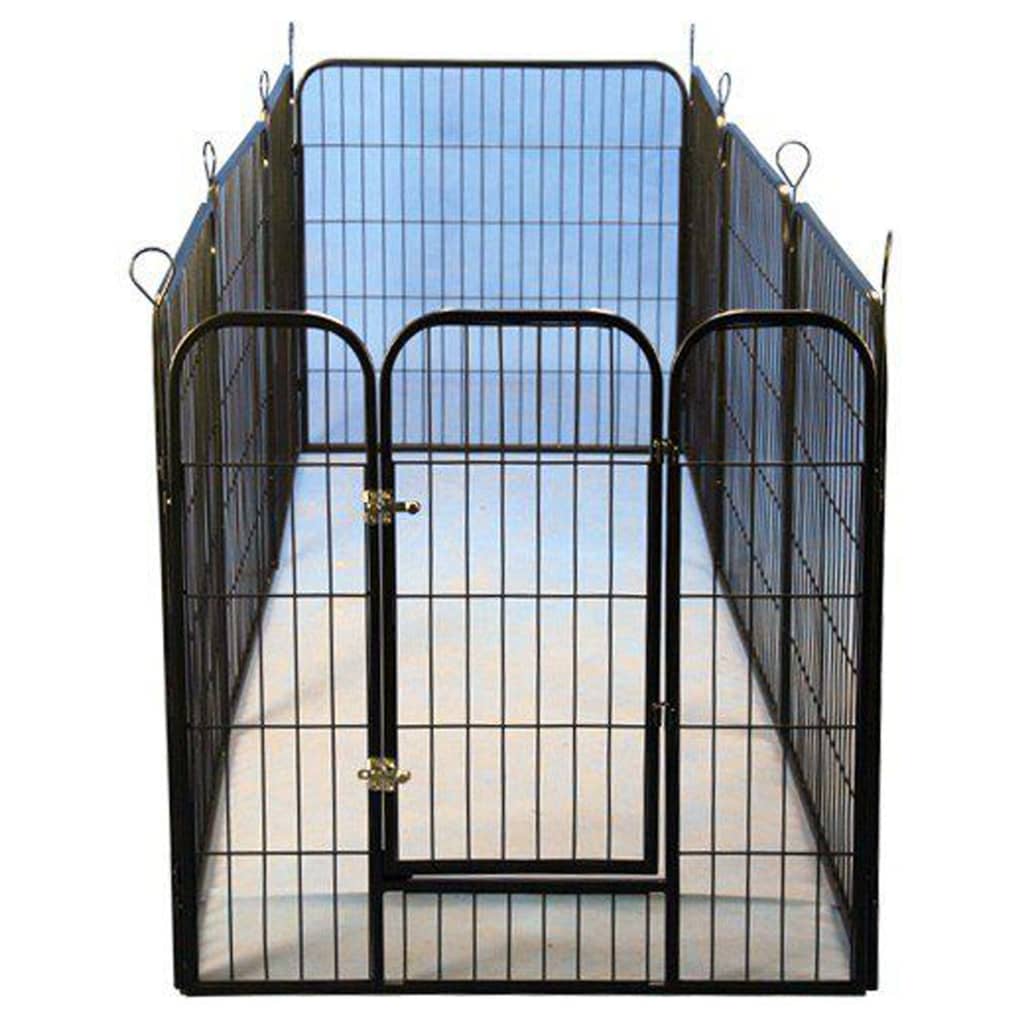 @Pet Modular Puppy Pen Black 79X81Cm - Thomas 'Cocky' Hunter