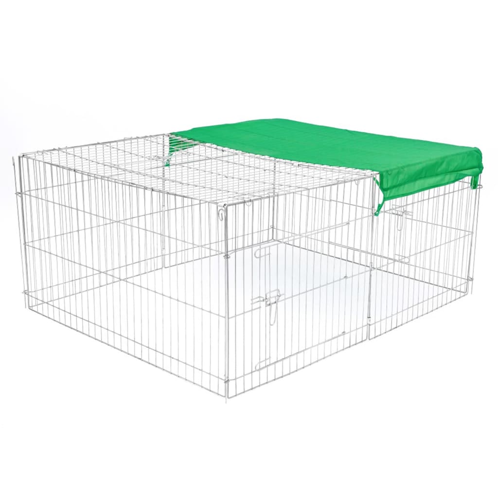 @Pet Outdoor Pet Enclosure Castle 144X112X60 Cm Metal - Thomas 'Cocky' Hunter