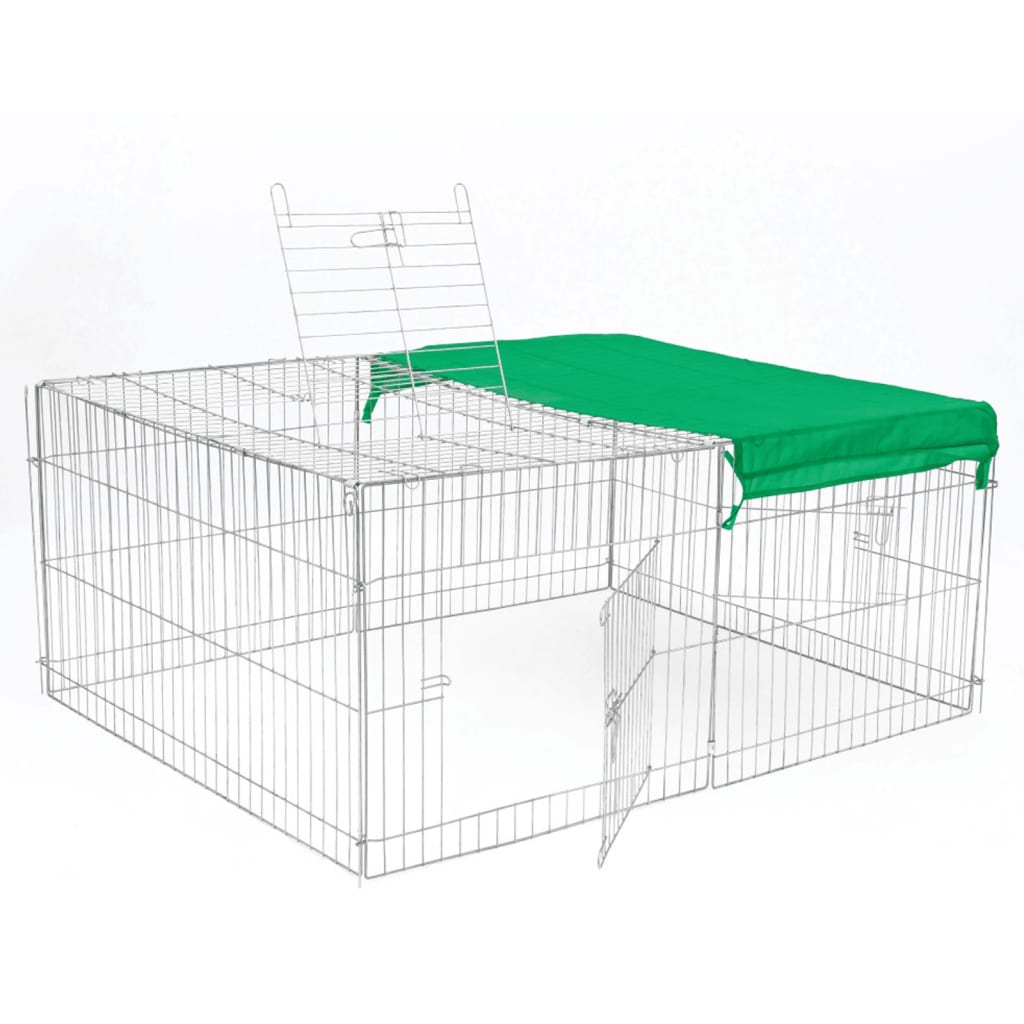 @Pet Outdoor Pet Enclosure Castle 144X112X60 Cm Metal - Thomas 'Cocky' Hunter