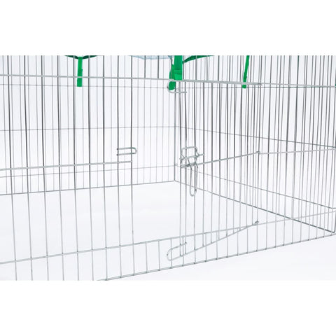 @Pet Outdoor Pet Enclosure Castle 144X112X60 Cm Metal - Thomas 'Cocky' Hunter