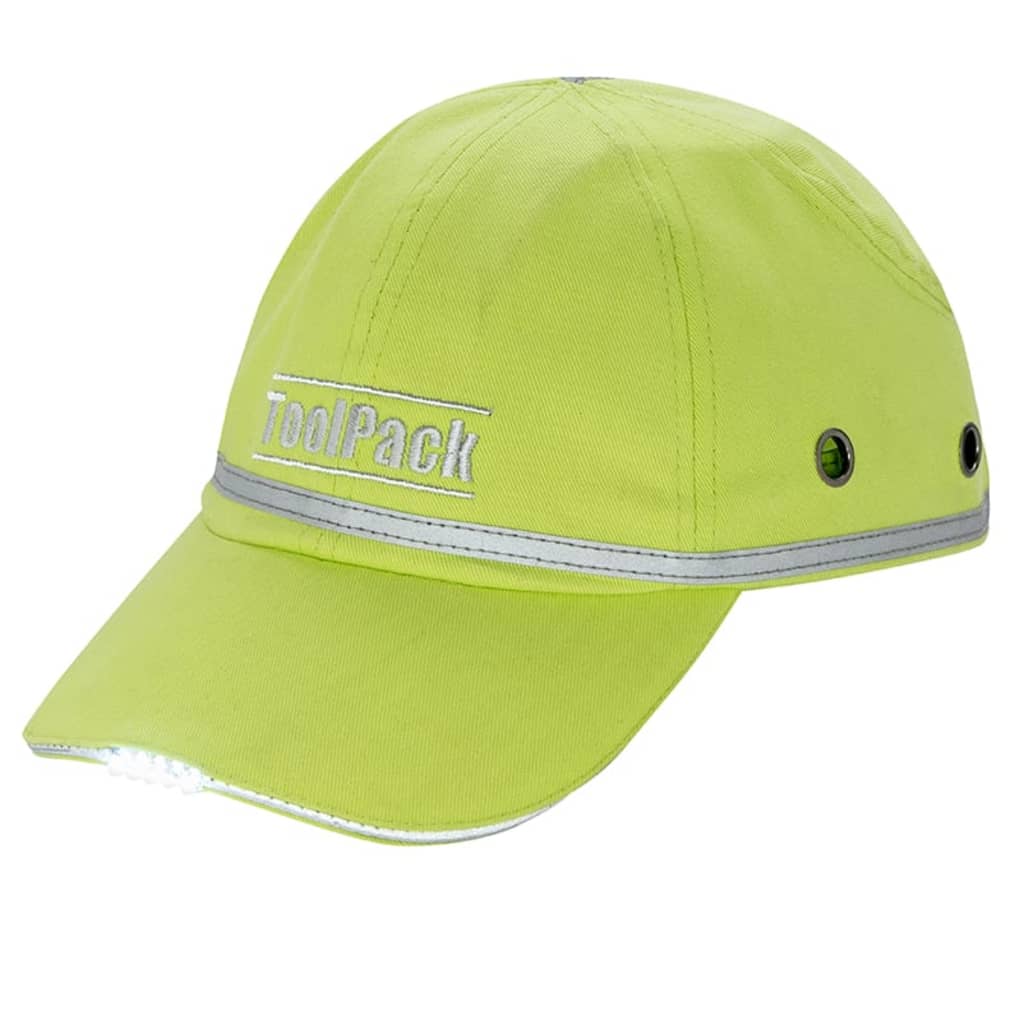 Toolpack Led Work Protective Cap Lime Green - Thomas 'Cocky' Hunter