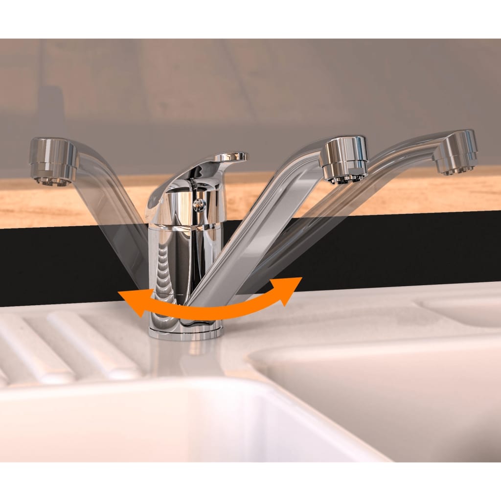 Eisl Kitchen Mixer Tap Grande Vita Classic Low Pressure Chrome - Thomas 'Cocky' Hunter