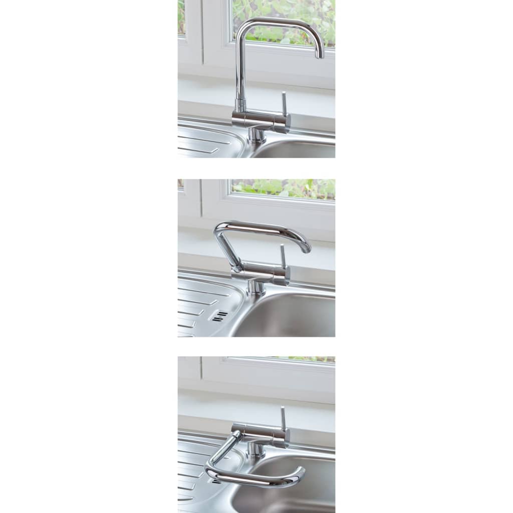 Eisl Kitchen Mixer Tap With Tiltable Spout Flexo Chrome - Thomas 'Cocky' Hunter