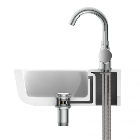 Eisl Basin Mixer Futura Low Pressure Chrome - Thomas 'Cocky' Hunter