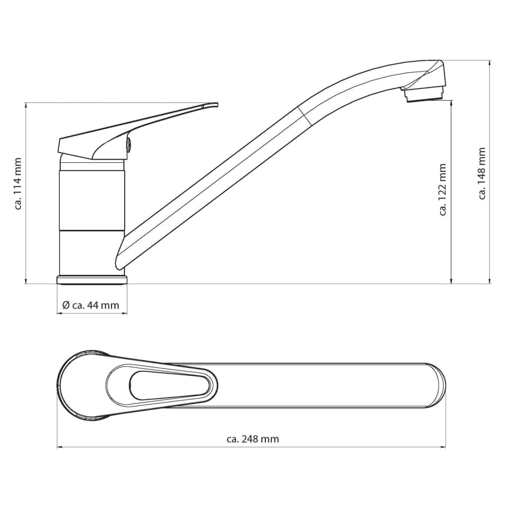 Eisl Kitchen Mixer Tap Speed -Chrome - Thomas 'Cocky' Hunter