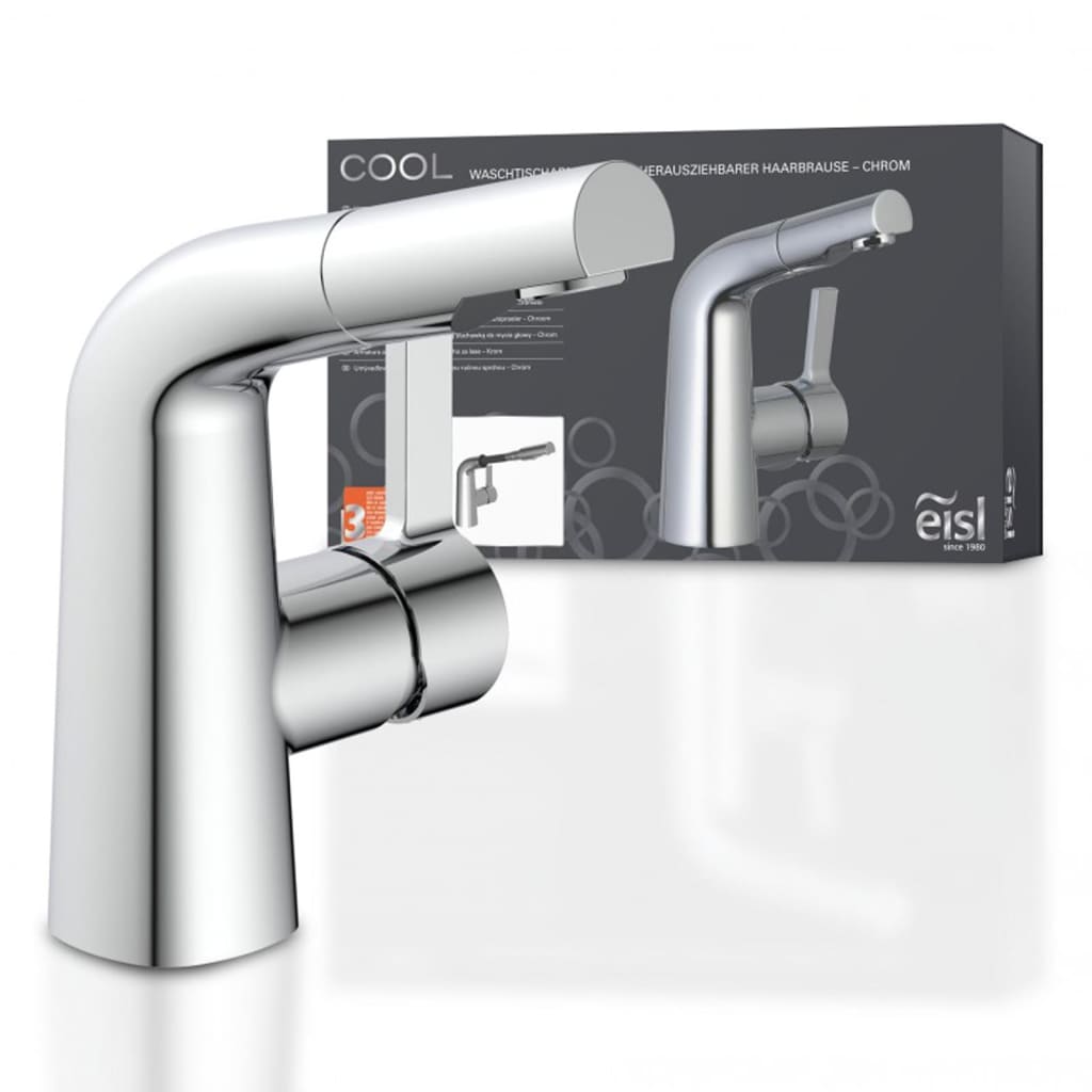 Eisl Basin Mixer Cool With Pull-Out Spray Chrome - Thomas 'Cocky' Hunter