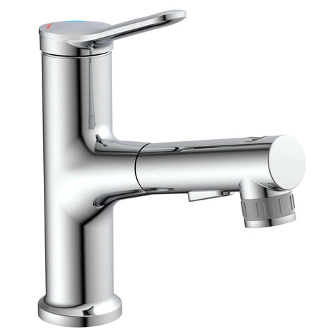 Eisl Basin Mixer Variabile With Pull-Out Spray Chrome - Thomas 'Cocky' Hunter