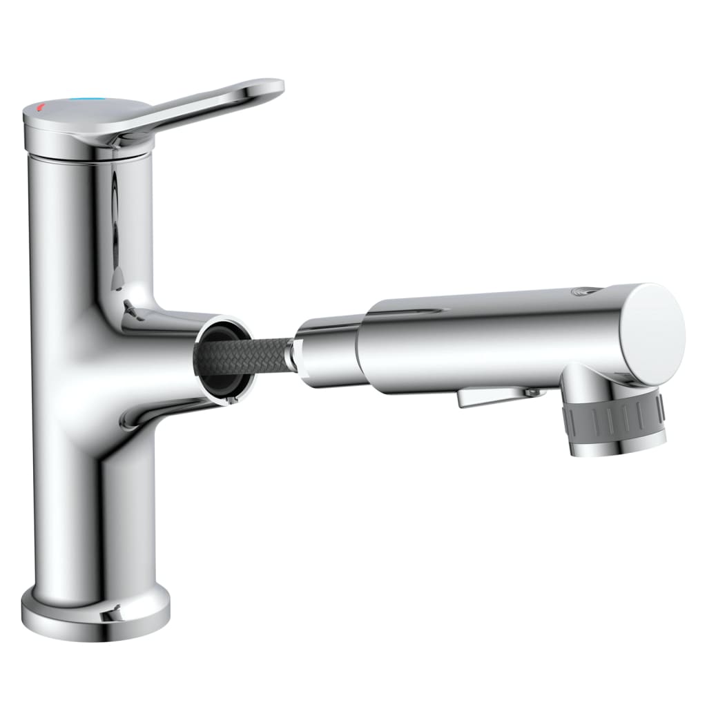 Eisl Basin Mixer Variabile With Pull-Out Spray Chrome - Thomas 'Cocky' Hunter