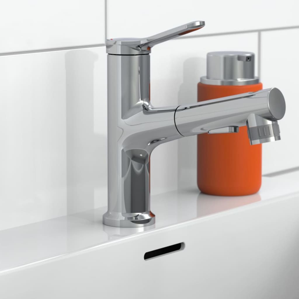 Eisl Basin Mixer Variabile With Pull-Out Spray Chrome - Thomas 'Cocky' Hunter