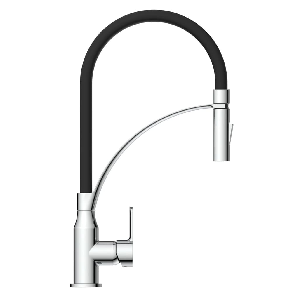 Eisl Kitchen Mixer Tap With Soft-Touch Spout Carneo Chrome-Black - Thomas 'Cocky' Hunter